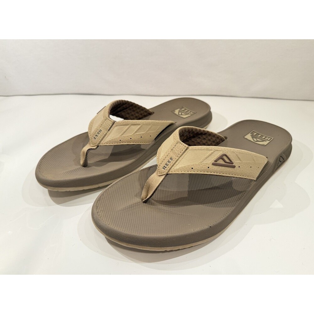 Reef Phantom Men's Flip Flops Sandals Brown Tan Size US 14 EUR 47 Lightweight